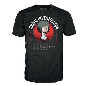 3/$55❤️unworn Funko Toru Mutsuki shirt 2022 Tokyo Ghoul:re Ghoul Investigator